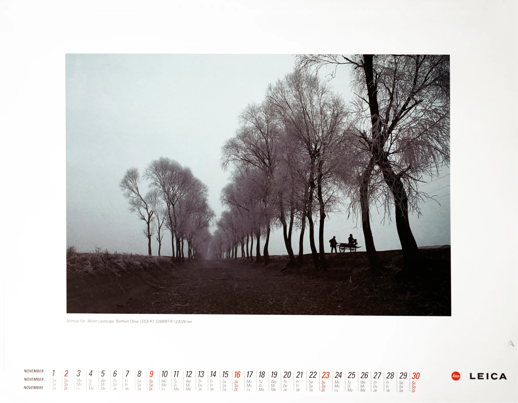 德國 Leica 1997 年全球月曆專題影像