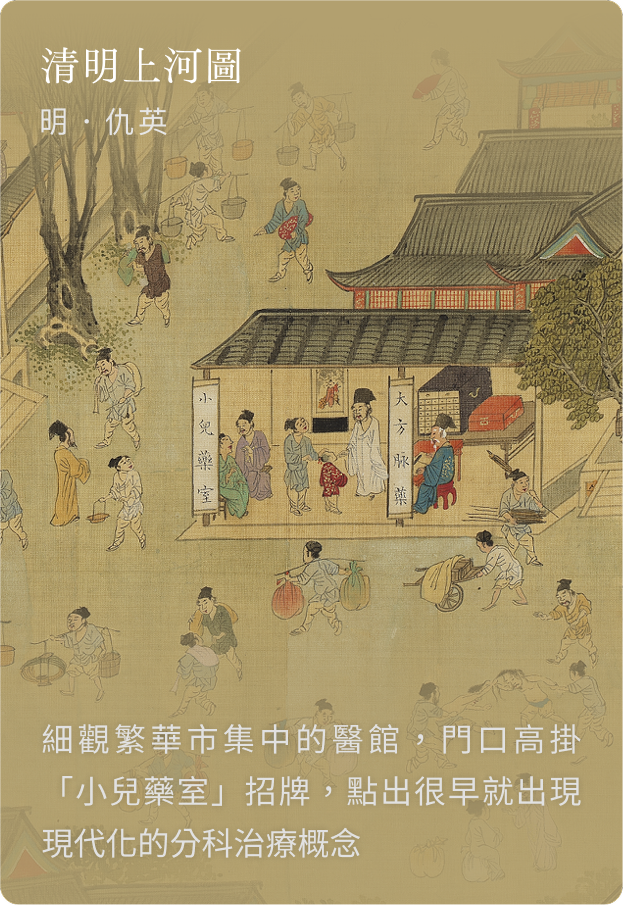 炙艾圖 宋 李唐